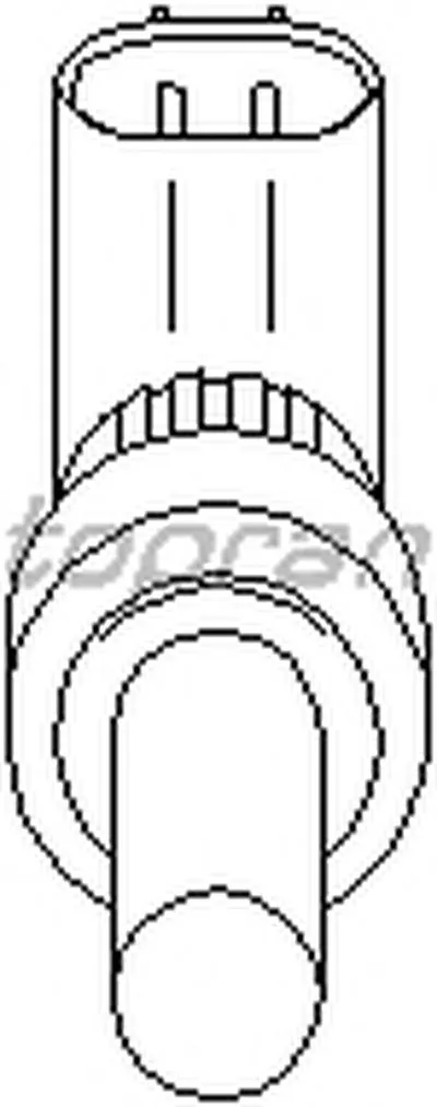 Датчик, температура охлаждающей жидкости TOPRAN купить