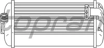 Теплообменник, отопление салона TOPRAN купить