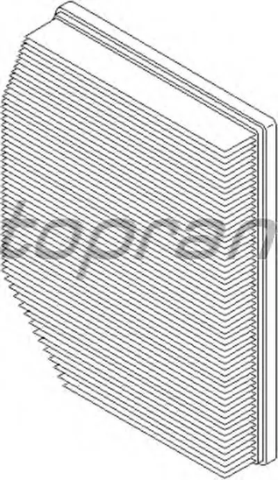 Воздушный фильтр TOPRAN купить
