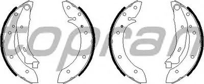 Комплект тормозных колодок TOPRAN купить