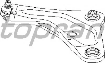 Рычаг независимой подвески колеса, подвеска колеса TOPRAN купить