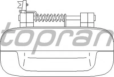 Ручка двери TOPRAN купить