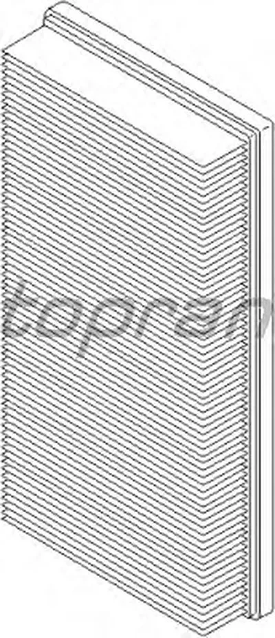 Воздушный фильтр TOPRAN купить