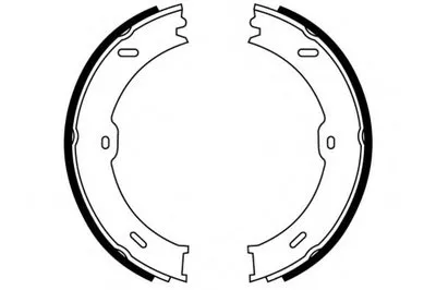 Комплект тормозных колодок; Комплект тормозных колодок, стояночная тормозная система E.T.F. купить