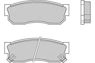 Комплект тормозных колодок, дисковый тормоз E.T.F. купить