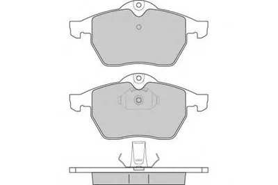 Комплект тормозных колодок, дисковый тормоз E.T.F. купить