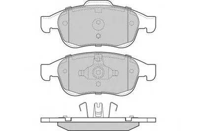 Комплект тормозных колодок, дисковый тормоз E.T.F. купить