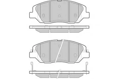 Комплект тормозных колодок, дисковый тормоз E.T.F. купить