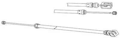 Трос, стояночная тормозная система CEF купить