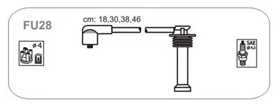 Комплект проводов зажигания JANMOR купить