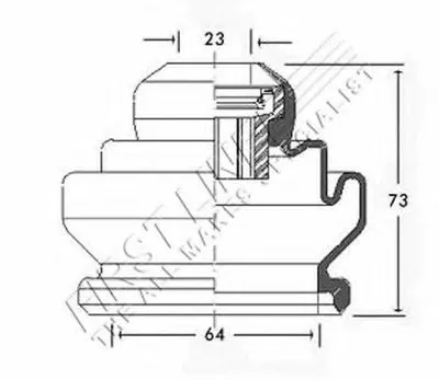 Пыльник, приводной вал FIRST LINE купить