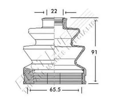Пыльник, приводной вал FIRST LINE купить