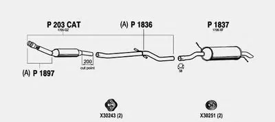 Система выпуска ОГ FENNO купить