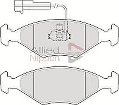 Комплект тормозных колодок, дисковый тормоз ANL Braking COMLINE купить