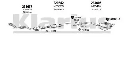 Система выпуска ОГ KLARIUS купить