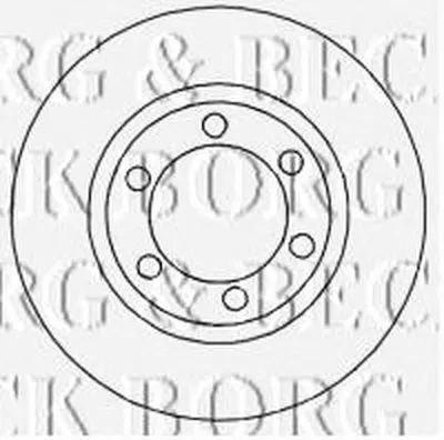Тормозной диск BORG & BECK купить