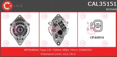 Генератор BRAND NEW SERIES CASCO купить