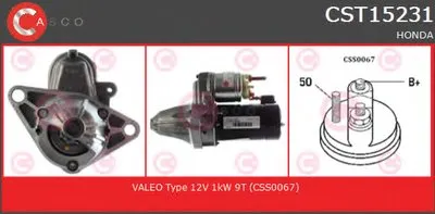 Стартер REMANUFACTURED SERIES CASCO купить