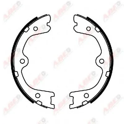 Комплект тормозных колодок, стояночная тормозная система ABE купить