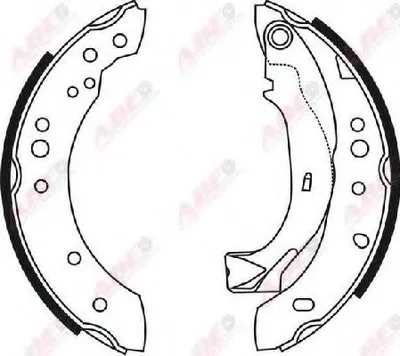 Комплект тормозных колодок ABE купить