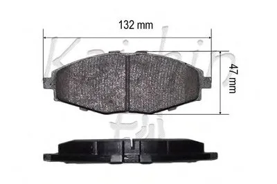 Комплект тормозных колодок, дисковый тормоз KAISHIN купить