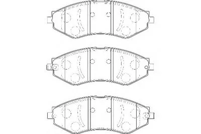 Комплект тормозных колодок, дисковый тормоз WAGNER купить