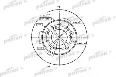 Тормозной диск PATRON купить