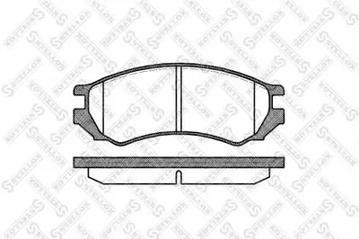 Комплект тормозных колодок, дисковый тормоз STELLOX купить