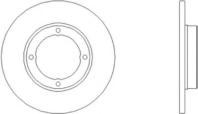 Тормозной диск HELLA PAGID купить
