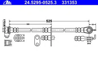Тормозной шланг ATE купить