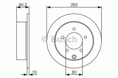 Тормозной диск BOSCH купить