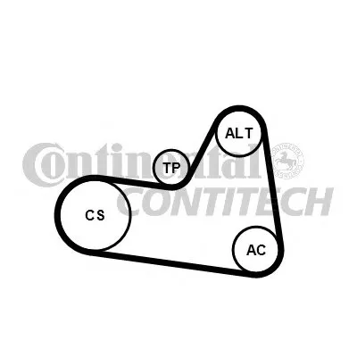Поликлиновой ременный комплект CONTITECH купить