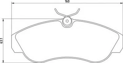Комплект тормозных колодок, дисковый тормоз MAGNETI MARELLI купить