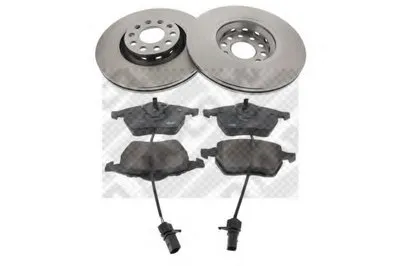 Комплект тормозов, дисковый тормозной механизм MAPCO купить