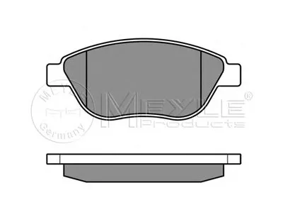 Комплект тормозных колодок, дисковый тормоз PLATINUM PAD MEYLE купить