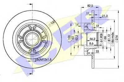 Тормозной диск ICER купить