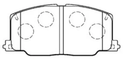 Комплект тормозных колодок, дисковый тормоз Premium Advics AISIN купить