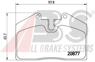 Комплект тормозных колодок, дисковый тормоз SPORTLINE A.B.S. купить