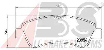 Комплект тормозных колодок, дисковый тормоз SPORTLINE A.B.S. купить