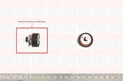 Натяжной ролик, ремень ГРМ FAI AutoParts купить