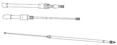 Трос, стояночная тормозная система CEF купить