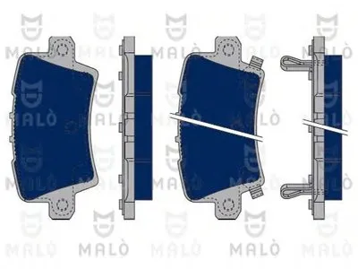 Комплект тормозных колодок, дисковый тормоз MALÒ купить