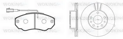 Комплект тормозов, дисковый тормозной механизм WOKING купить