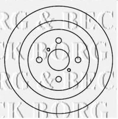 Тормозной диск BORG & BECK купить
