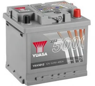 Стартерная аккумуляторная батарея YBX5000 Silver High Performance SMF Batteries YUASA купить