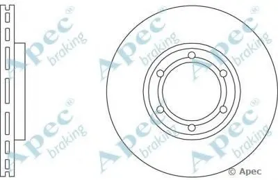 Тормозной диск APEC braking купить