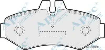 Комплект тормозных колодок, дисковый тормоз APEC braking купить