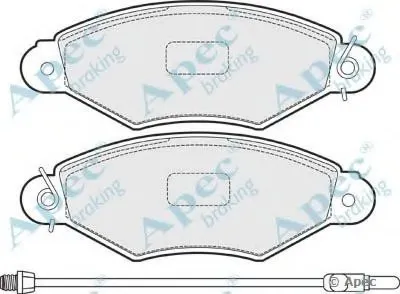 Комплект тормозных колодок, дисковый тормоз APEC braking купить