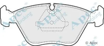 Комплект тормозных колодок, дисковый тормоз APEC braking купить
