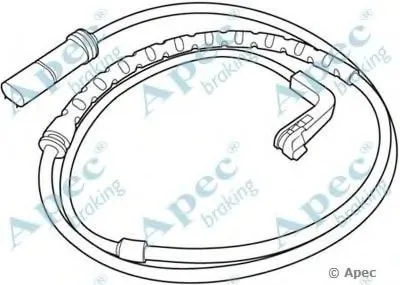 Указатель износа, накладка тормозной колодки APEC braking купить